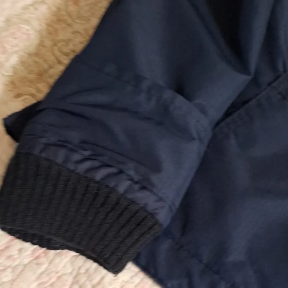 Hollister All Weather Jacket Womens Small Blue Fleece Lined Water Resistant - Picture 7 of 11